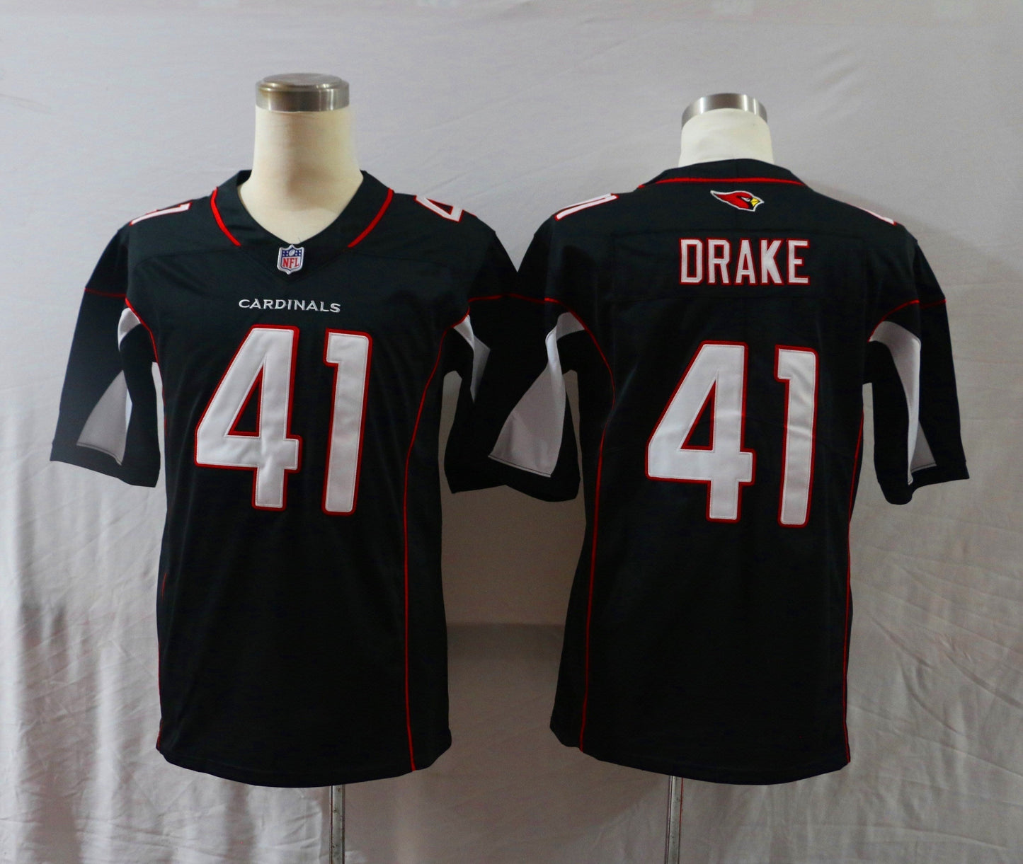 Men's Arizona Cardinals Kenyan Drake Black Game Jersey football jersey product view 1