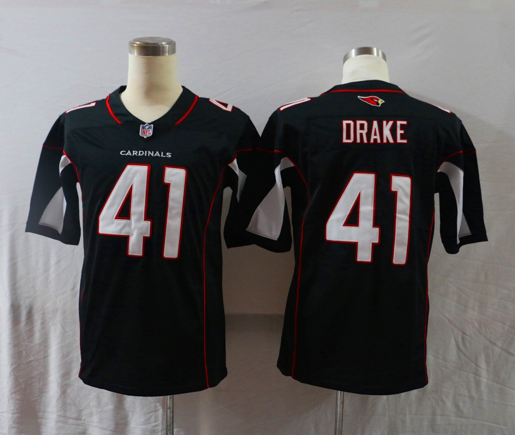 Men's Arizona Cardinals Kenyan Drake Black Game Jersey football jersey product view 1