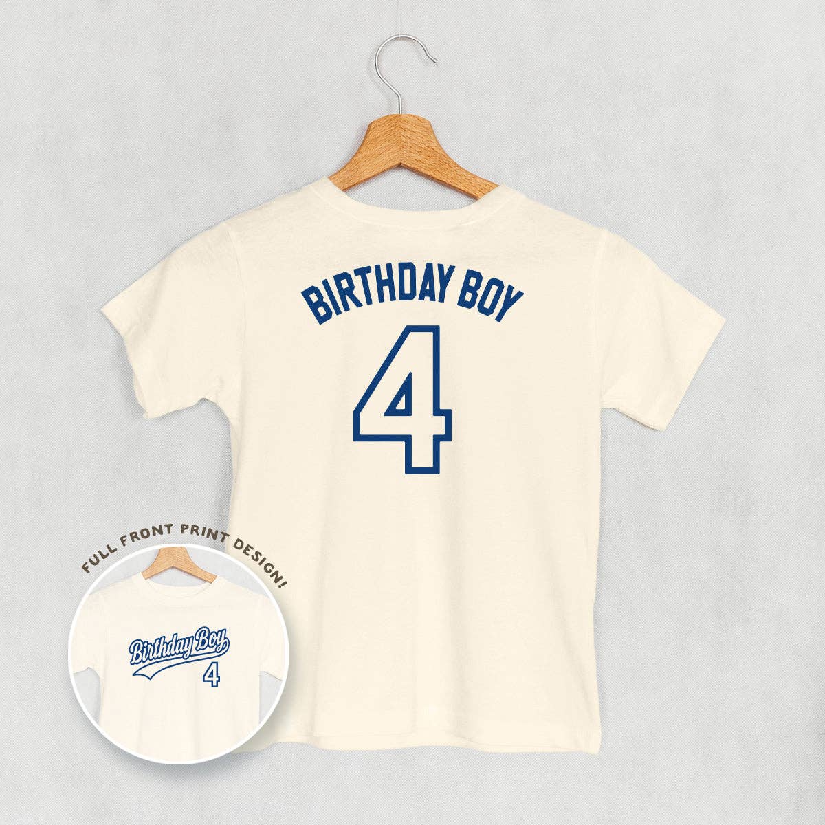 Birthday Boy Varsity #4 (Kids Back Print) Unisex T-shirt, Sweatshirt, Hoodie, Long Sleeve Tee - T-Shirt, Sweatshirt, Hoodie