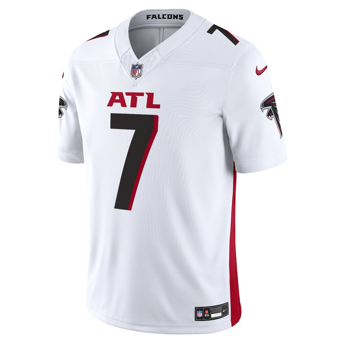 Bijan Robinson Atlanta Falcons Vapor F.U.S.E. Limited Jersey - White football jersey product view 2