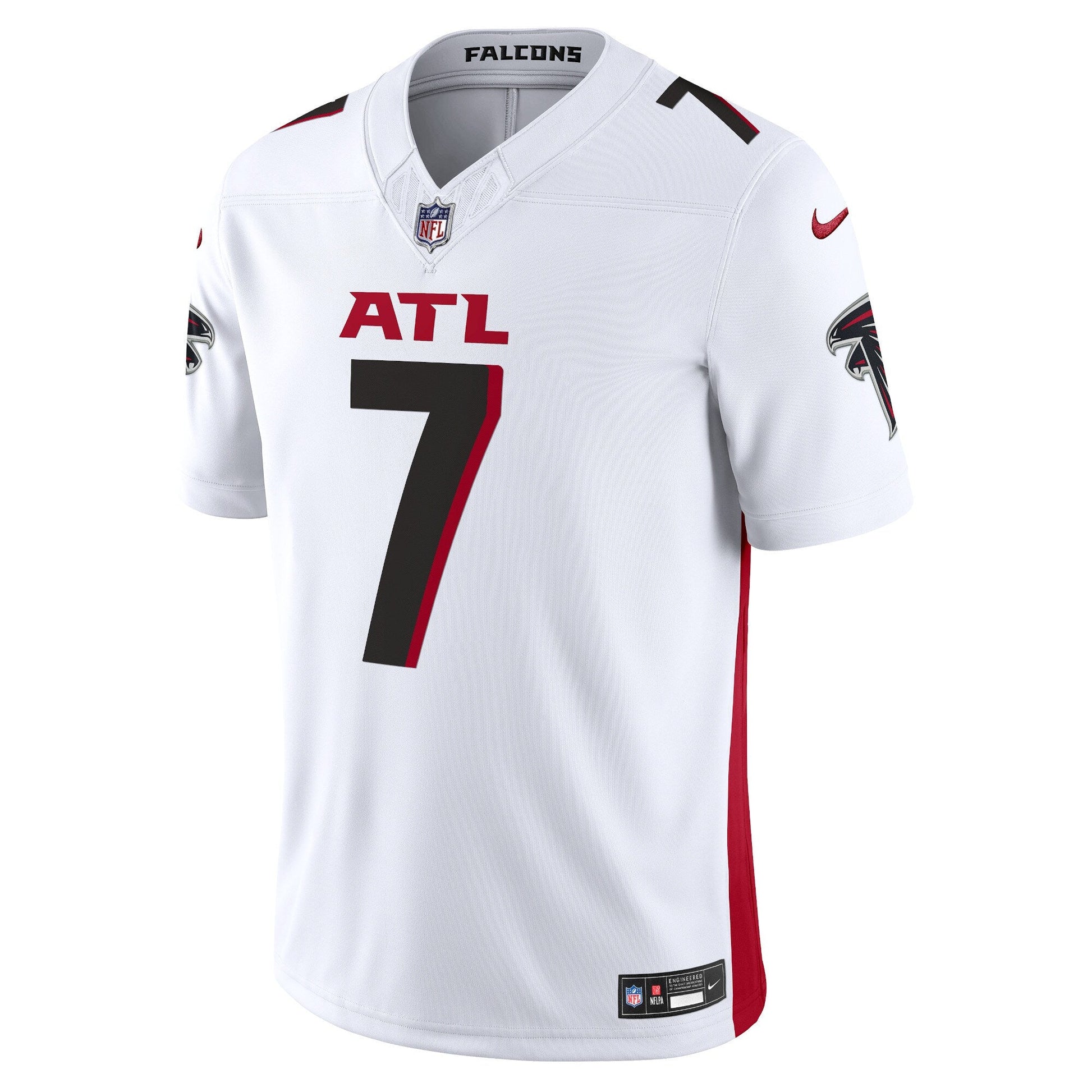Bijan Robinson Atlanta Falcons Vapor F.U.S.E. Limited Jersey - White football jersey product view 2