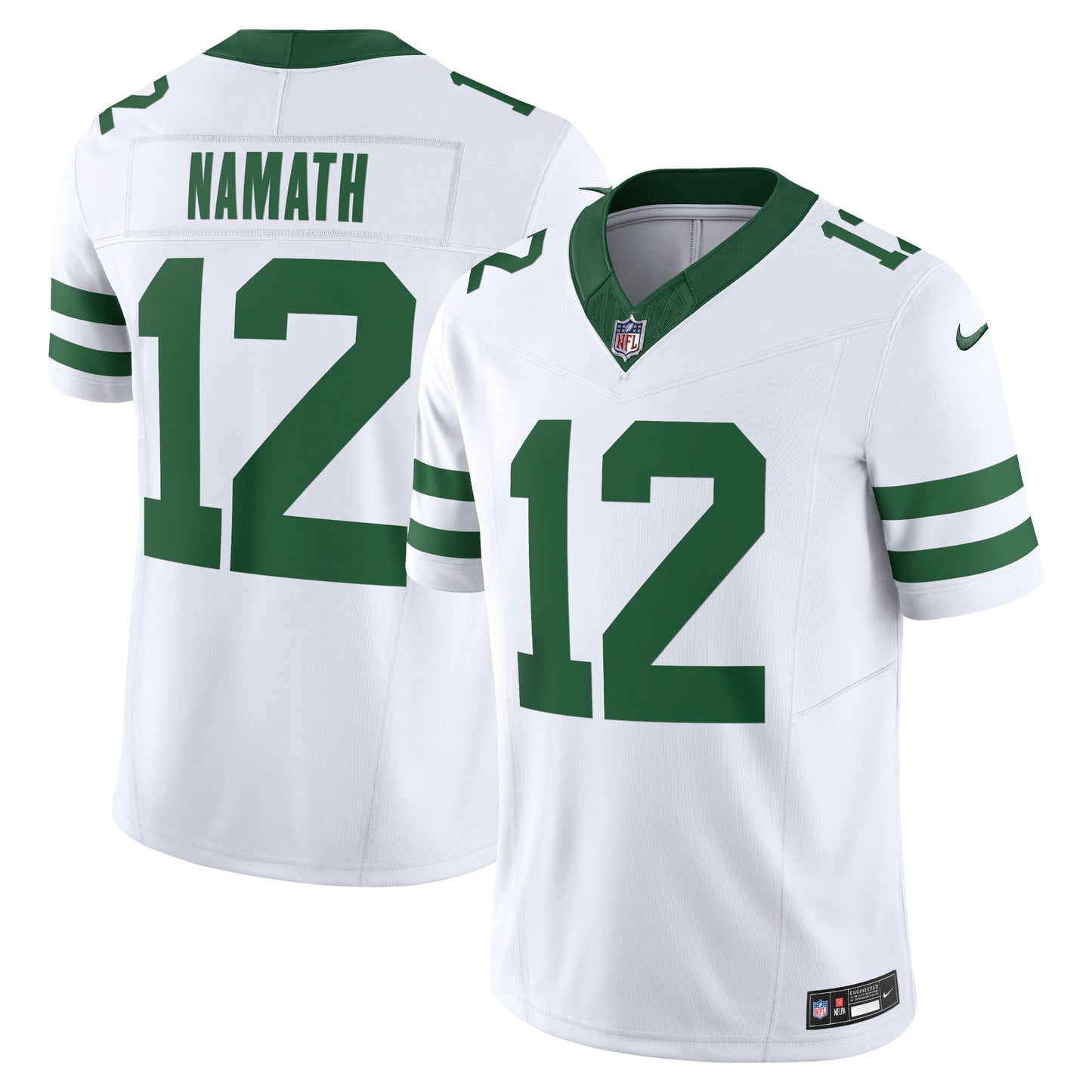 Joe Namath New York Jets Vapor F.U.S.E. Limited Jersey - Legacy White football jersey product view 1