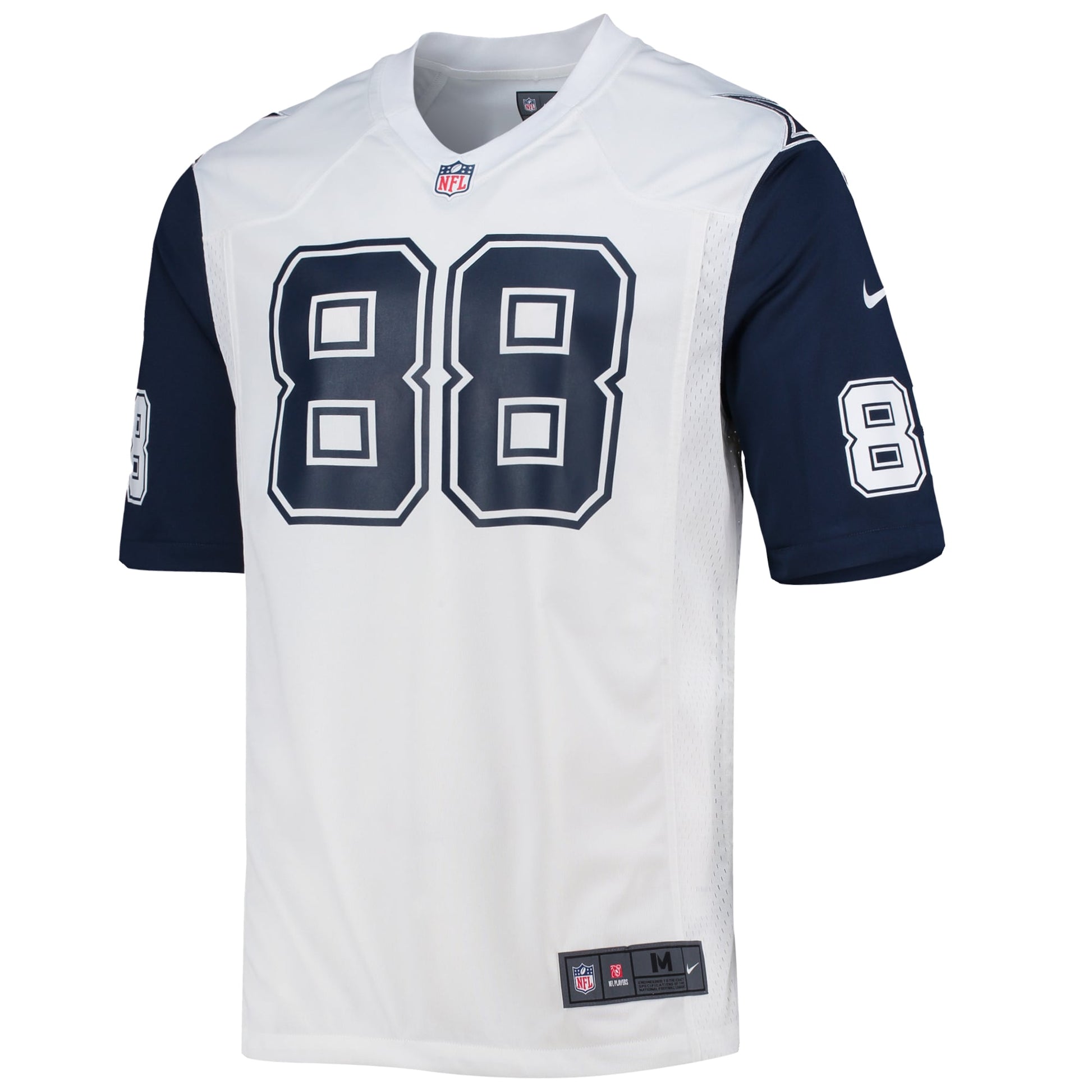 CeeDee Lamb Dallas Cowboys Alternate Game Jersey - White football jersey product view 2