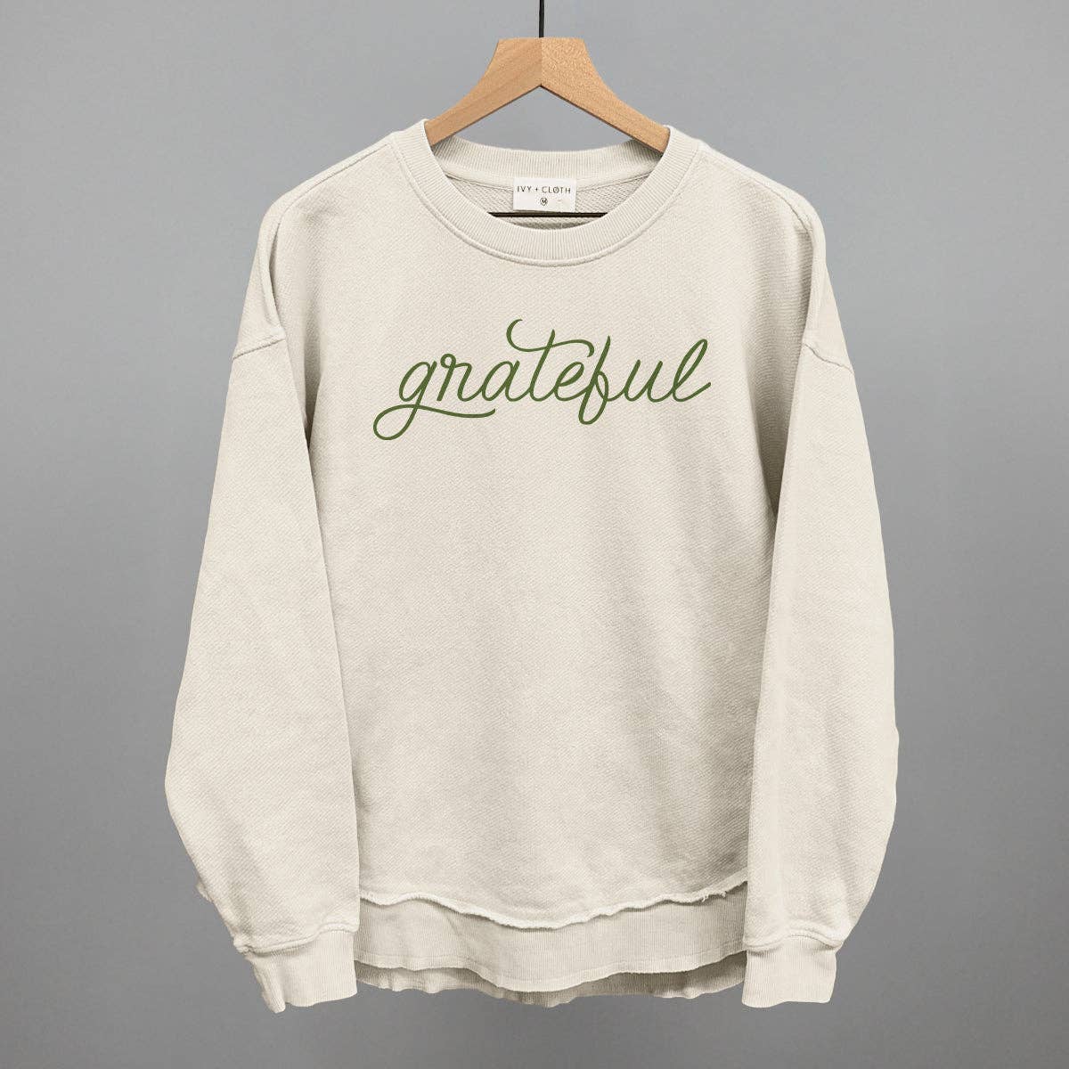 Grateful Script Unisex T-shirt, Sweatshirt, Hoodie, Long Sleeve Tee - T-Shirt, Sweatshirt, Hoodie