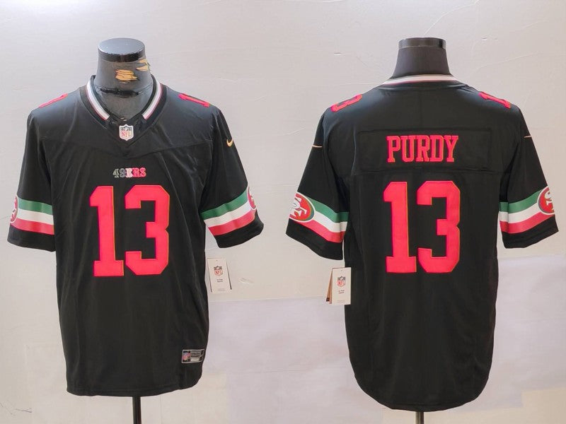 Men's San Francisco 49ers Brock Purdy Black Vapor F.U.S.E. Limited Jersey football jersey product view 1