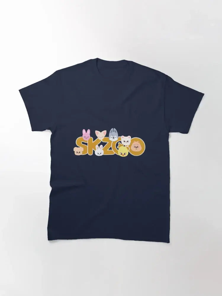 Charming Cartoon Characters T-Shirt with Skzoo Unisex T-shirt, Sweatshirt, Hoodie, Long Sleeve Tee - T-Shirt, Sweatshirt, Hoodie