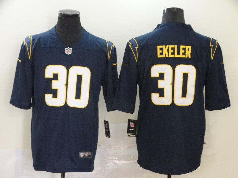 Men's Los Angeles Chargers Austin Ekeler Navy Alternate Game Jersey football jersey product view 1