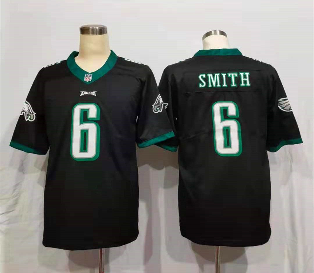 Men's Philadelphia Eagles DeVonta Smith Black Game Jersey football jersey product view 1