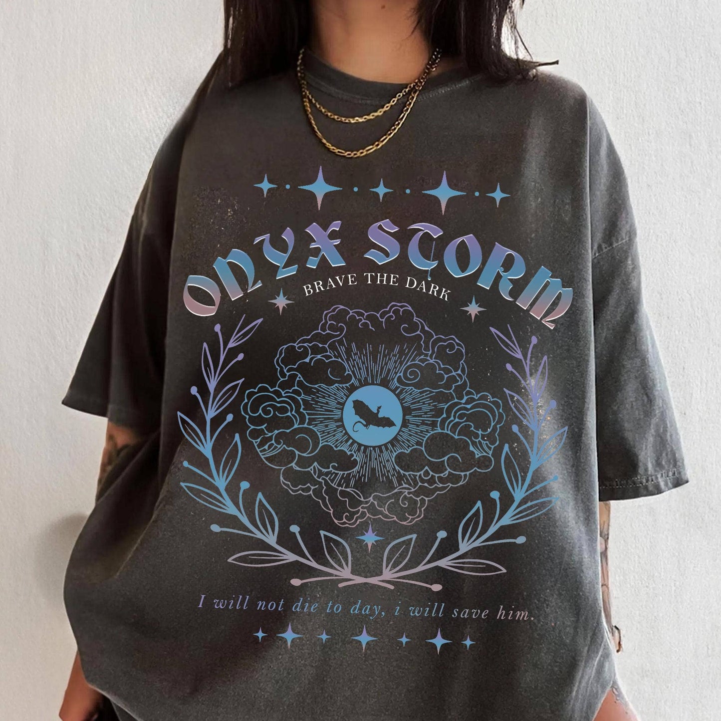 Onyx Storm Shirt, Violet Sorrengail Quote & Basgiath Theme Unisex T-shirt, Sweatshirt, Hoodie, Long Sleeve Tee - T-Shirt, Sweatshirt, Hoodie