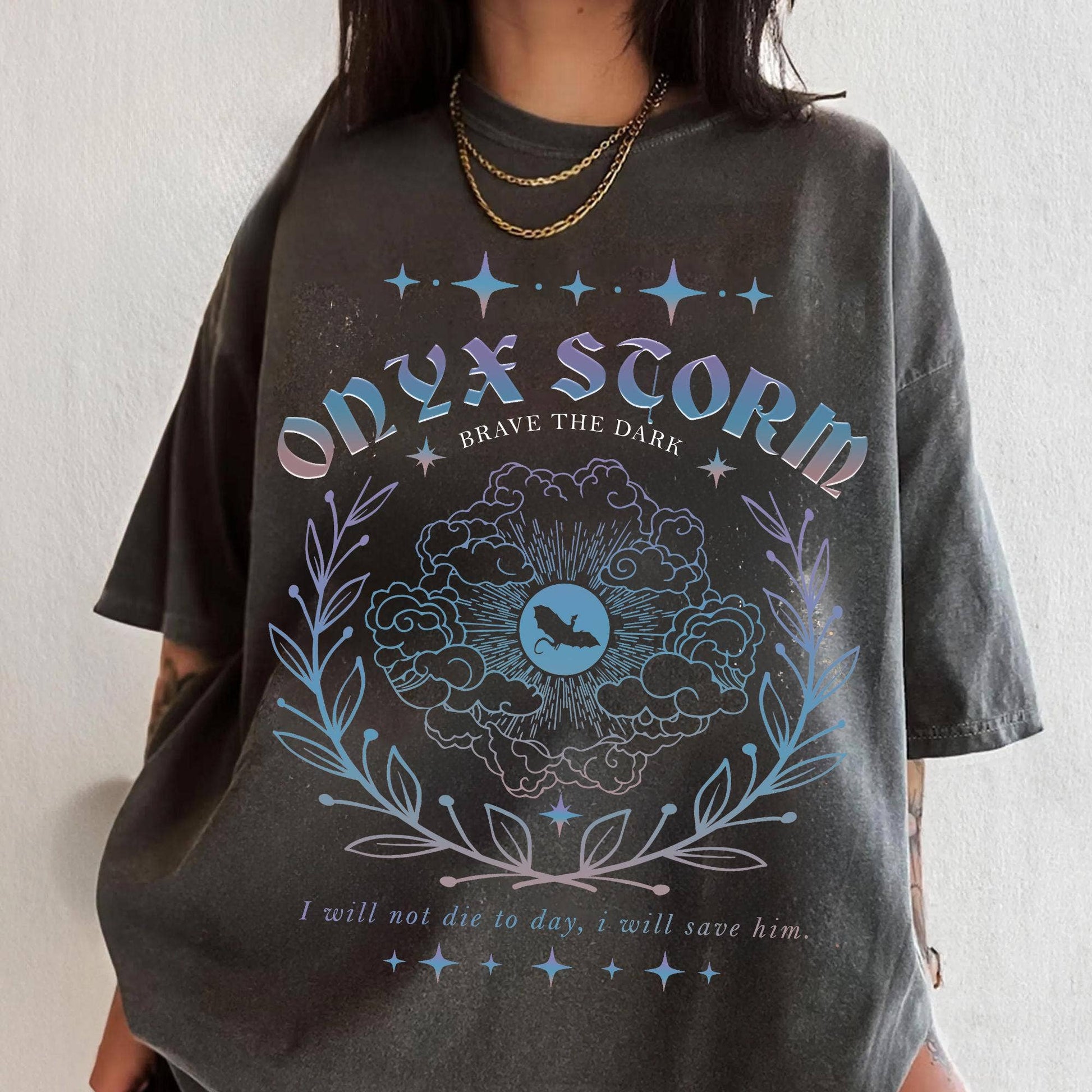 Onyx Storm Shirt, Violet Sorrengail Quote & Basgiath Theme Unisex T-shirt, Sweatshirt, Hoodie, Long Sleeve Tee - T-Shirt, Sweatshirt, Hoodie