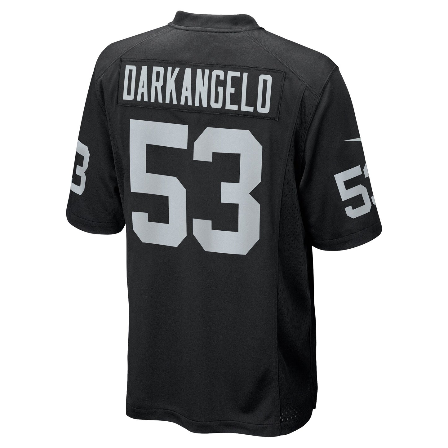 Isaac Darkangelo Las Vegas Raiders Team Game Jersey - Black football jersey product view 3