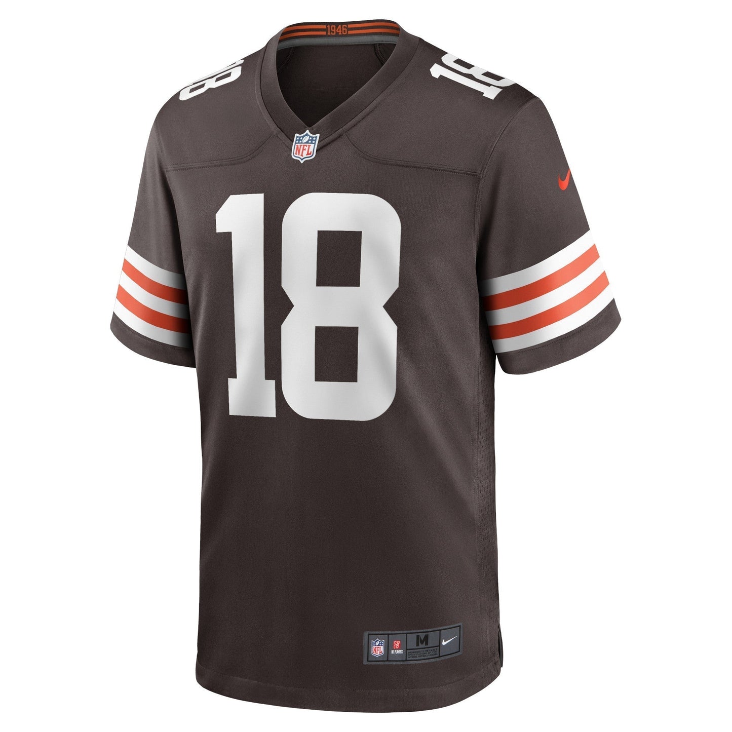 David Bell Cleveland Browns Game Jersey - Brown football jersey product view 2