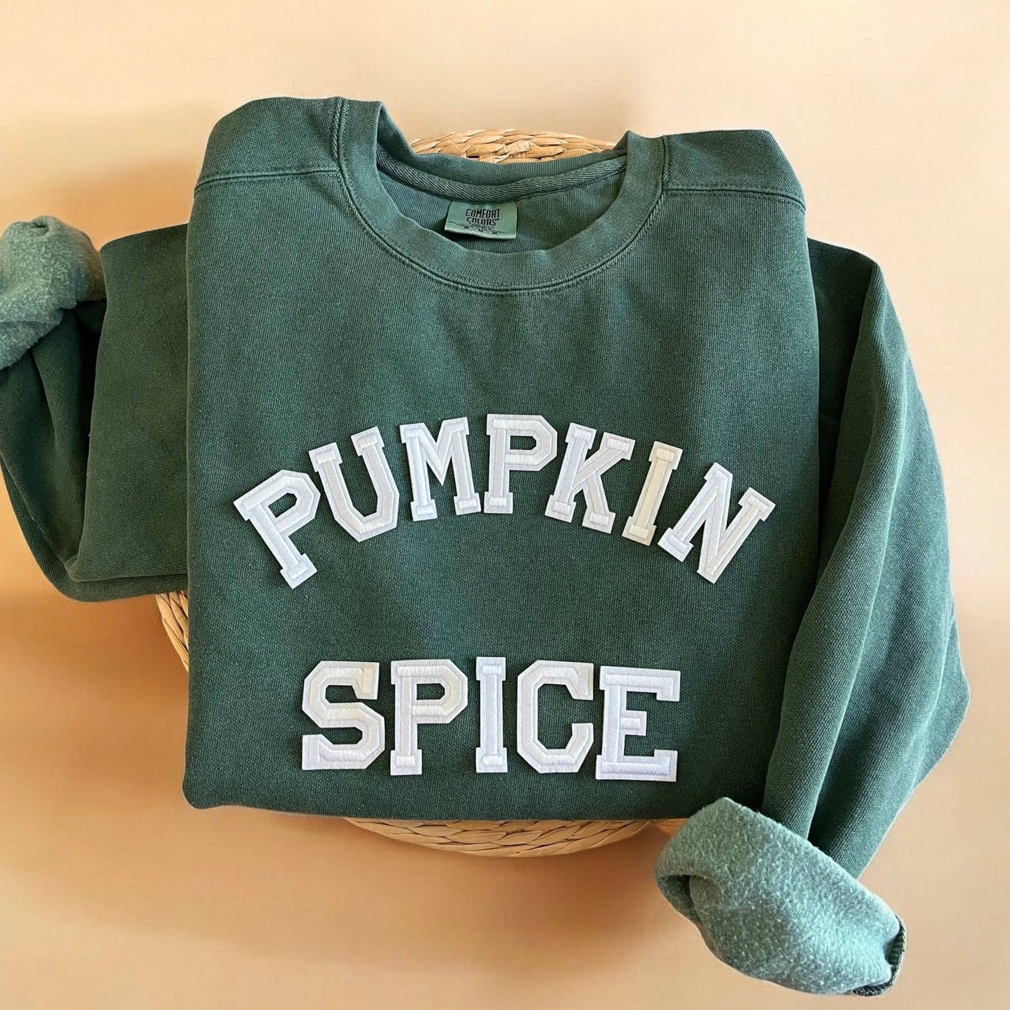 Comfort Colors Pumpkin Spice Sweatshirt, Fall Sweatshirts Unisex T-shirt, Sweatshirt, Hoodie, Long Sleeve Tee - T-Shirt, Sweatshirt, Hoodie