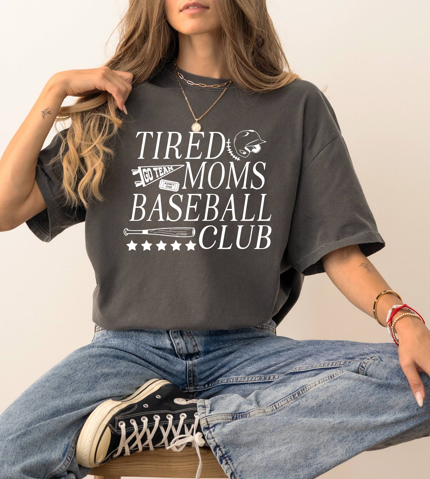 Tired Moms Club Unisex T-shirt, Sweatshirt, Hoodie, Long Sleeve Tee - T-Shirt, Sweatshirt, Hoodie