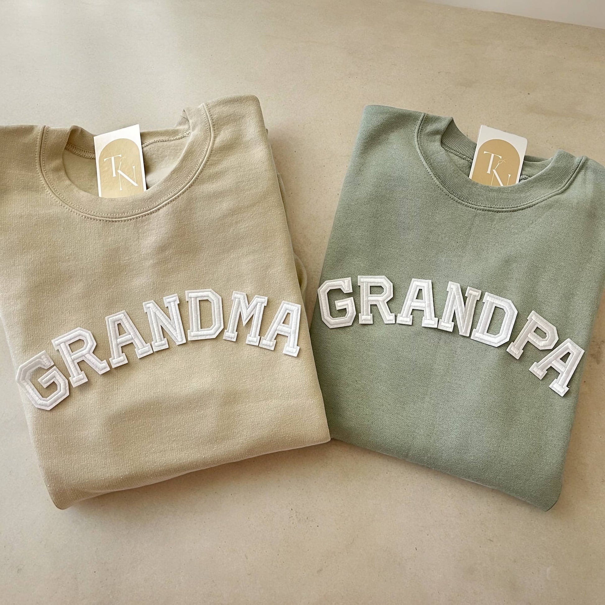 Grandma Sweatshirt, Grandpa Sweatshirt, Grandma and Grandpa Unisex T-shirt, Sweatshirt, Hoodie, Long Sleeve Tee - T-Shirt, Sweatshirt, Hoodie