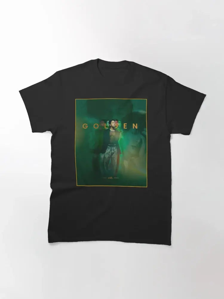 Luminous 'golden' Artist T-Shirt with Gilded Frame Design Unisex T-shirt, Sweatshirt, Hoodie, Long Sleeve Tee - T-Shirt, Sweatshirt, Hoodie