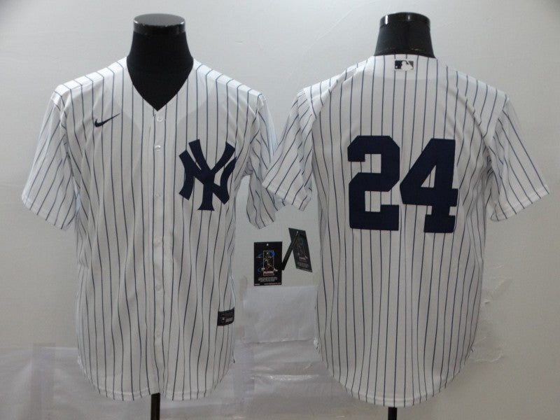 Men's New York Yankees Gary Sanchez White Replica Player Name Jersey baseball jersey product view 1