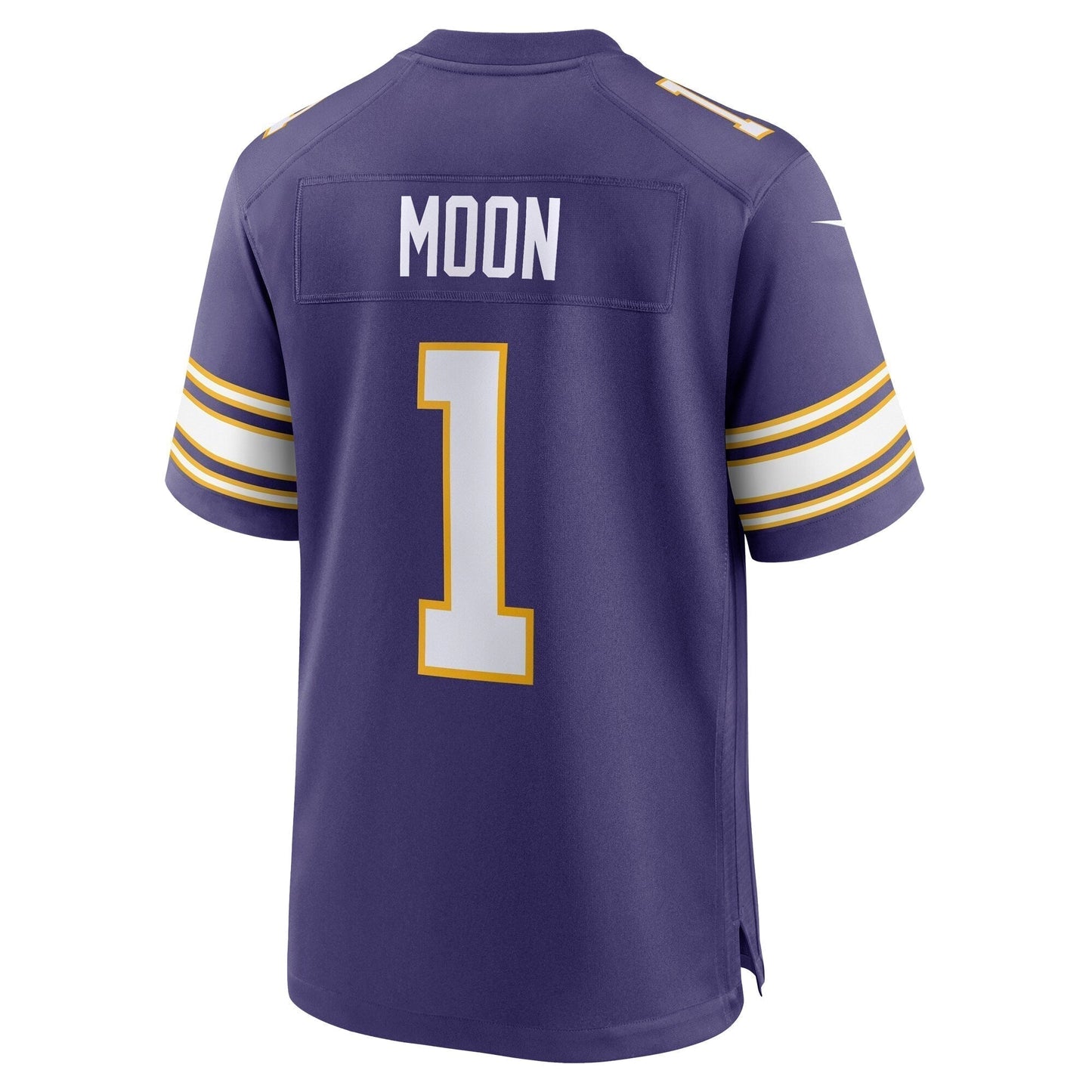 Warren Moon Minnesota Vikings Classic Retired Game Jersey - Purple football jersey product view 3