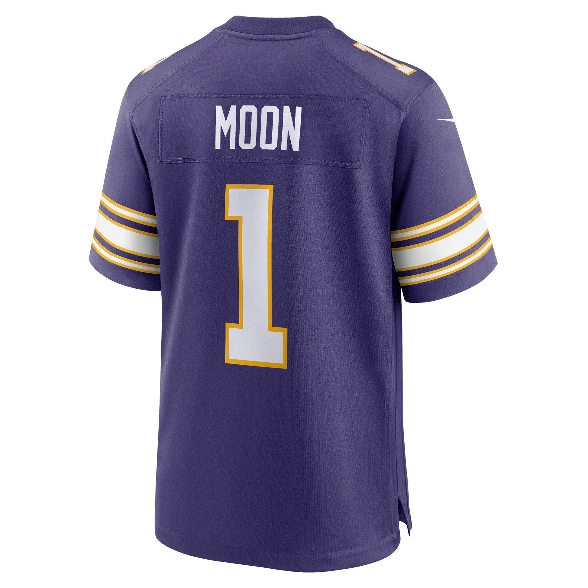 Warren Moon Minnesota Vikings Classic Retired Game Jersey - Purple football jersey product view 3