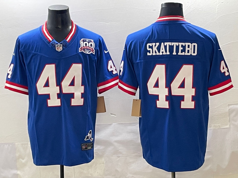 Men's New York Giants Cam Skattebo Royal Team Game Player Jersey football jersey product view 1