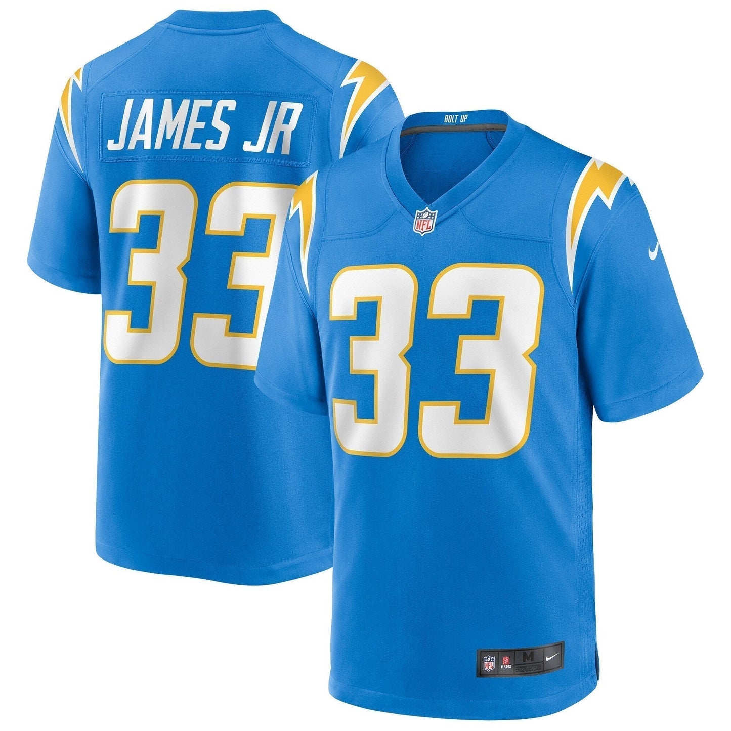 Derwin James Los Angeles Chargers Game Jersey - Powder Blue football jersey product view 1