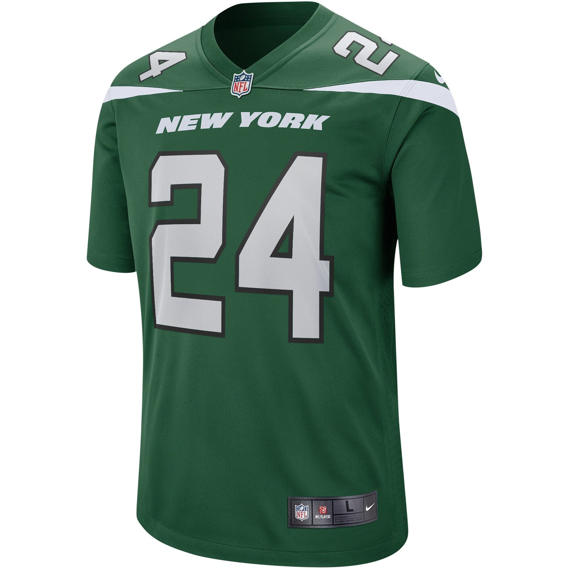 Freeman McNeil New York Jets Game Retired Jersey - Gotham Green football jersey product view 2