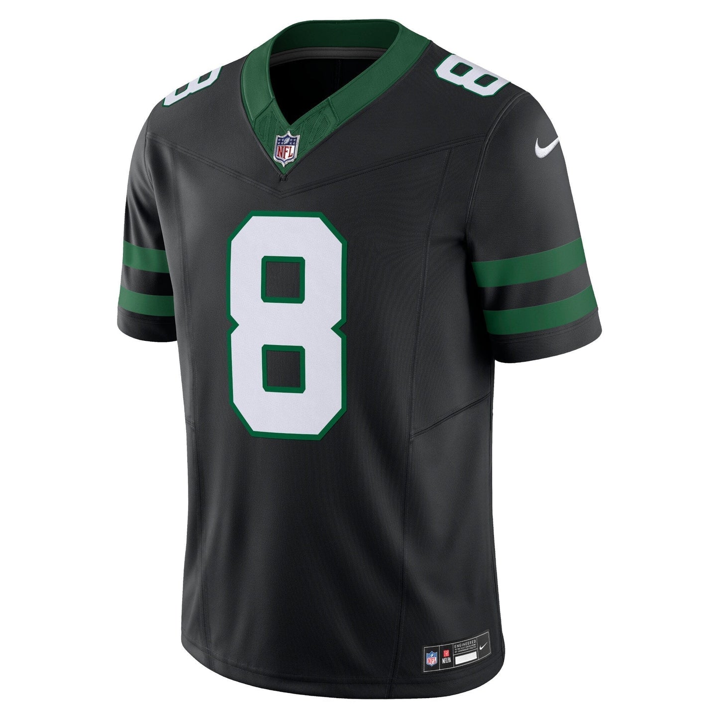 Aaron Rodgers New York Jets Alternate Vapor F.U.S.E. Limited Jersey - Legacy Black football jersey product view 2