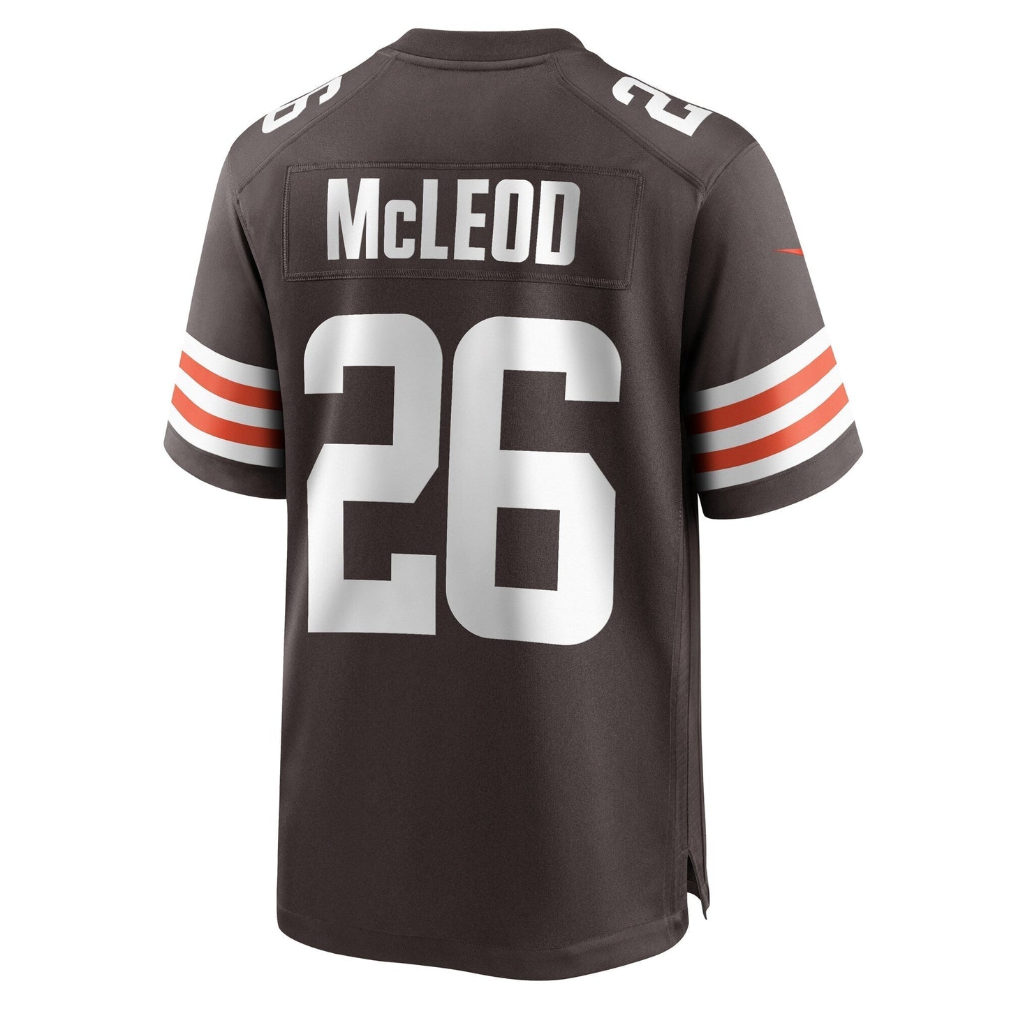 Rodney McLeod Cleveland Browns Team Game Jersey - Brown football jersey product view 3