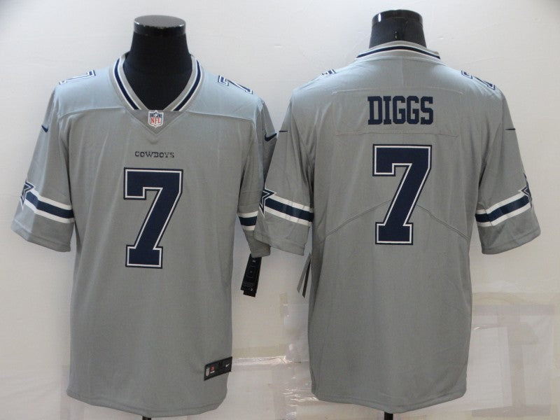 Men's Dallas Cowboys Trevon Diggs #7 Gray Inverted Legend Jersey1 football jersey product view 1