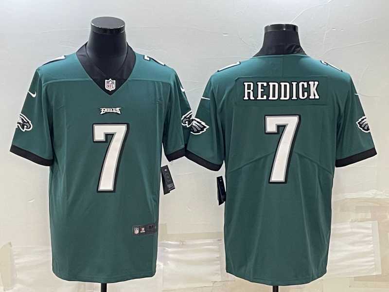 Men's Philadelphia Eagles Haason Reddick Midnight Green Game Jersey football jersey product view 1