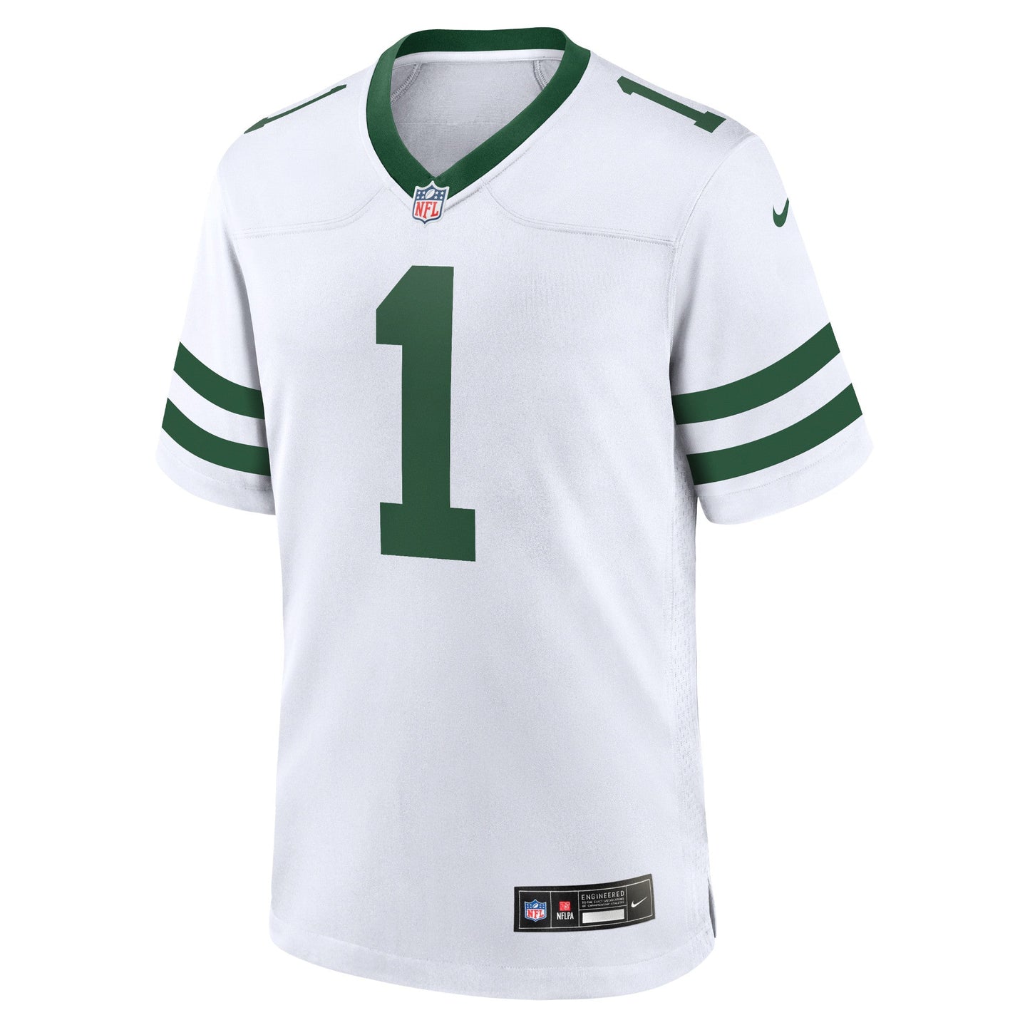 Ahmad Sauce Gardner New York Jets Game Jersey - Legacy White football jersey product view 2