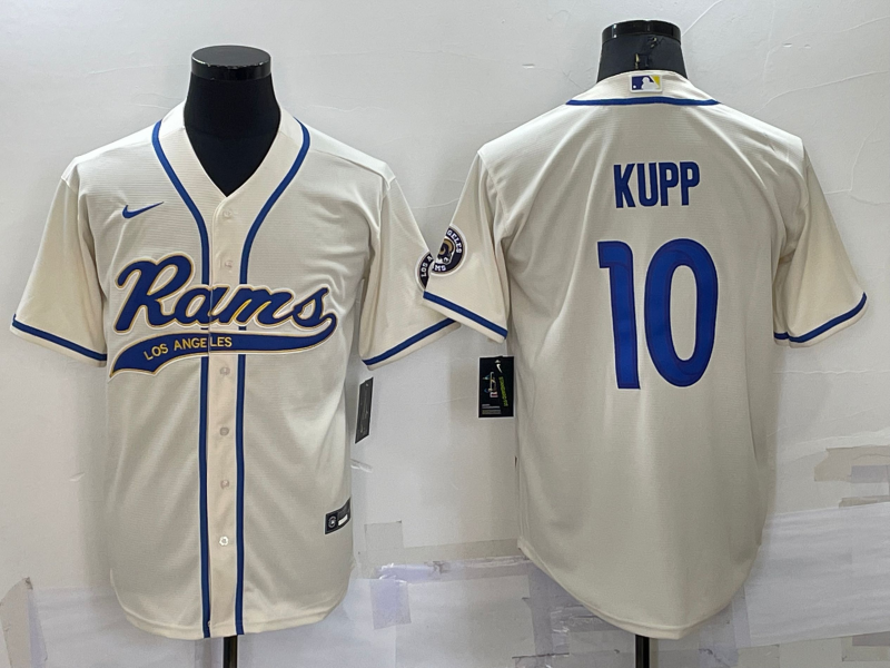 Men's Los Angeles Rams Cooper Kupp Bone Game Jersey Joint Edition football jersey product view 1