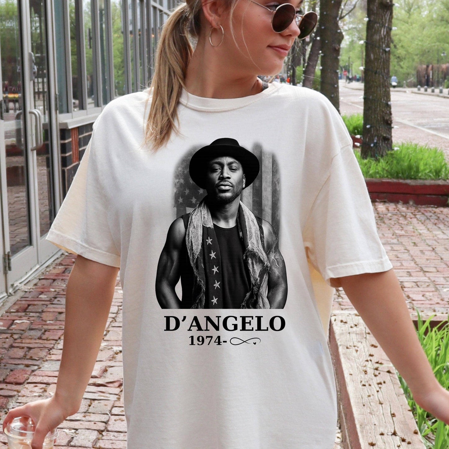 Vintage Soul Music DAngelo Tribute Tee Unisex T-shirt, Sweatshirt, Hoodie, Long Sleeve Tee - T-Shirt, Sweatshirt, Hoodie
