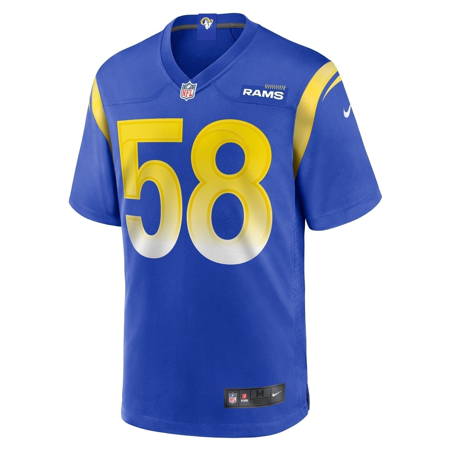 Eli Neal Los Angeles Rams Game Jersey - Royal football jersey product view 2