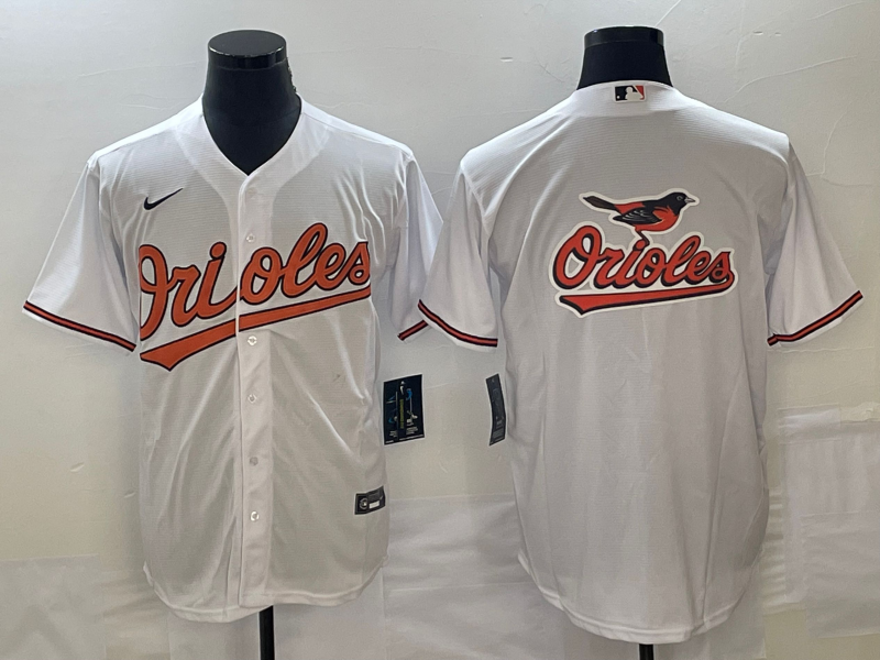 Men's Baltimore Orioles White Home Replica Team Jersey1 baseball jersey product view 1