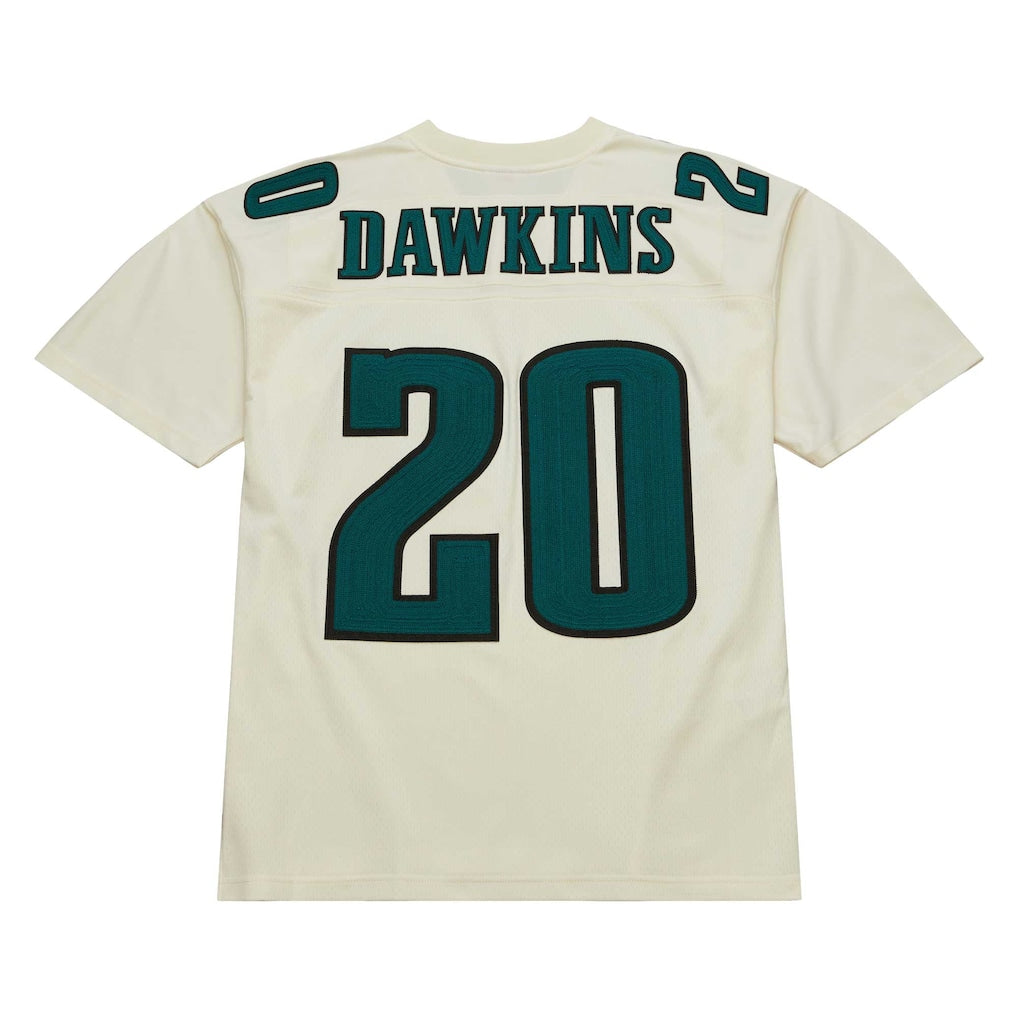 P.Eagles #20 Brian Dawkins Cream Chainstitch Legacy Jersey football jersey product view 1