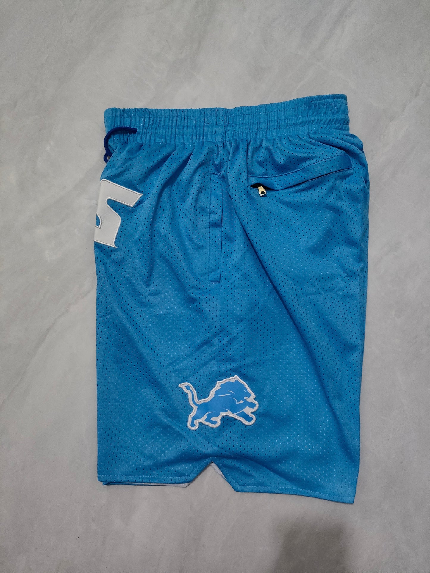 JUST DON Detroit Lions Pocket Shorts football jersey product view 3