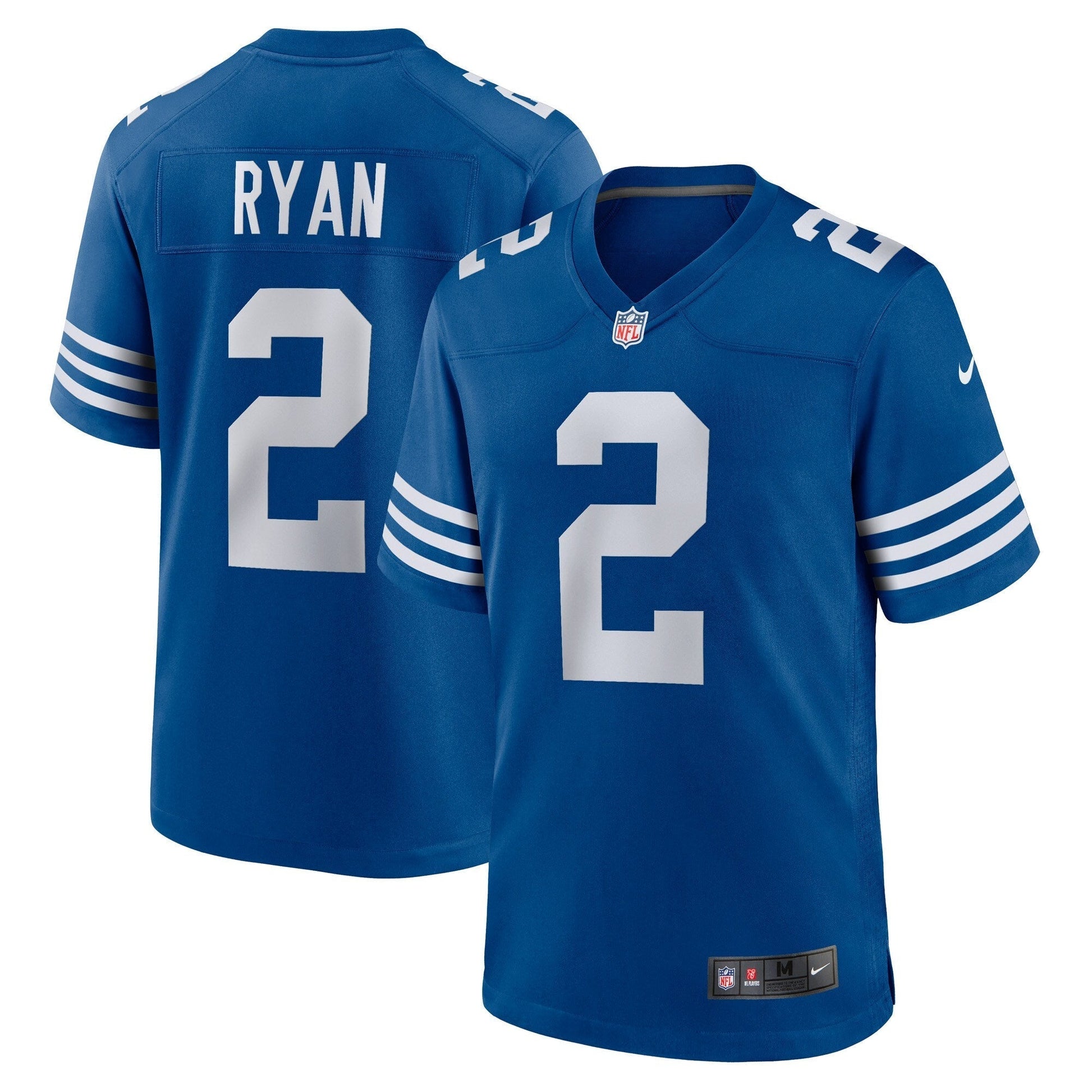 Matt Ryan Indianapolis Colts Alternate Game Jersey - Royal football jersey product view 1