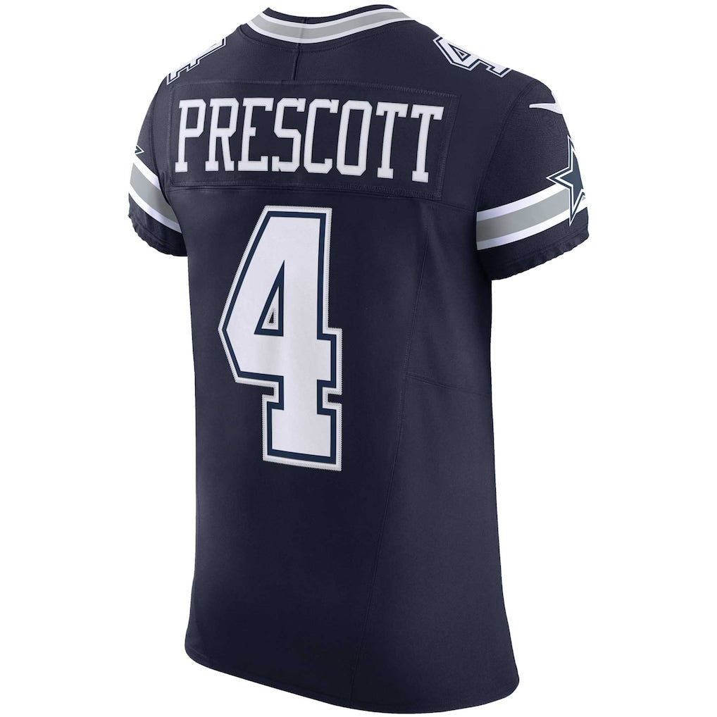 D.Cowboys #4 Dak Prescott Navy Vapor F.U.S.E. Elite Jersey football jersey product view 1