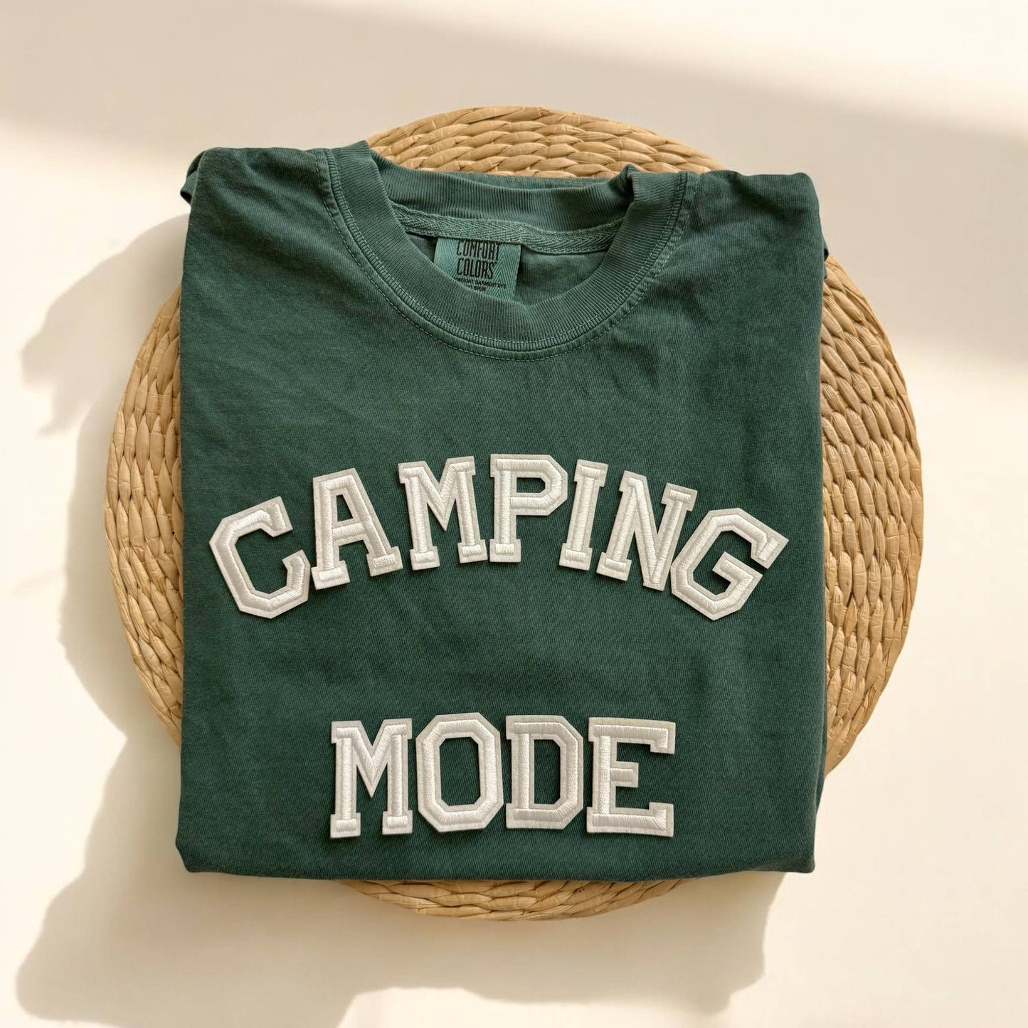 Camping Mode Comfort Colors Short Sleeve Shirt, Camping Gift Unisex T-shirt, Sweatshirt, Hoodie, Long Sleeve Tee - T-Shirt, Sweatshirt, Hoodie