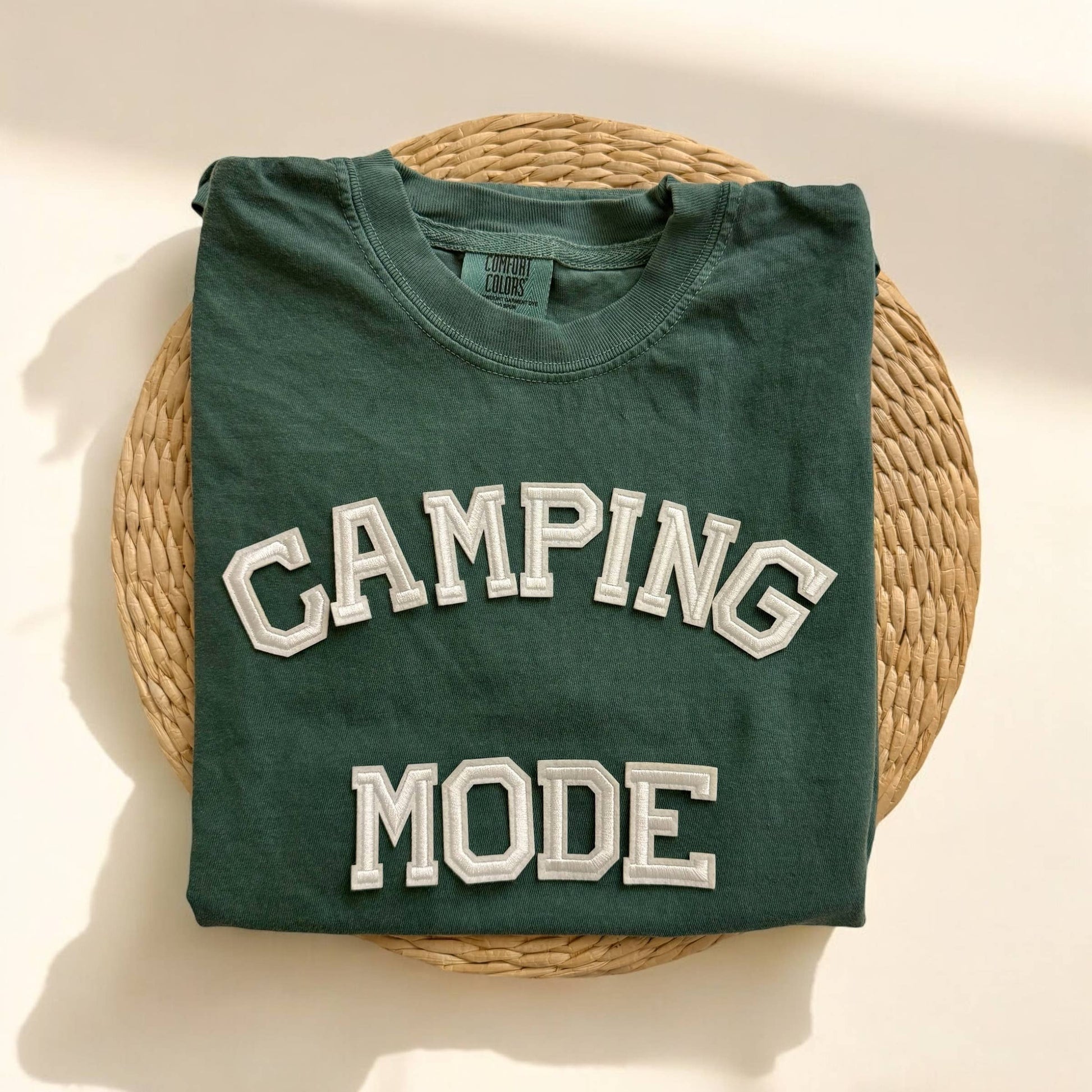 Camping Mode Comfort Colors Short Sleeve Shirt, Camping Gift Unisex T-shirt, Sweatshirt, Hoodie, Long Sleeve Tee - T-Shirt, Sweatshirt, Hoodie