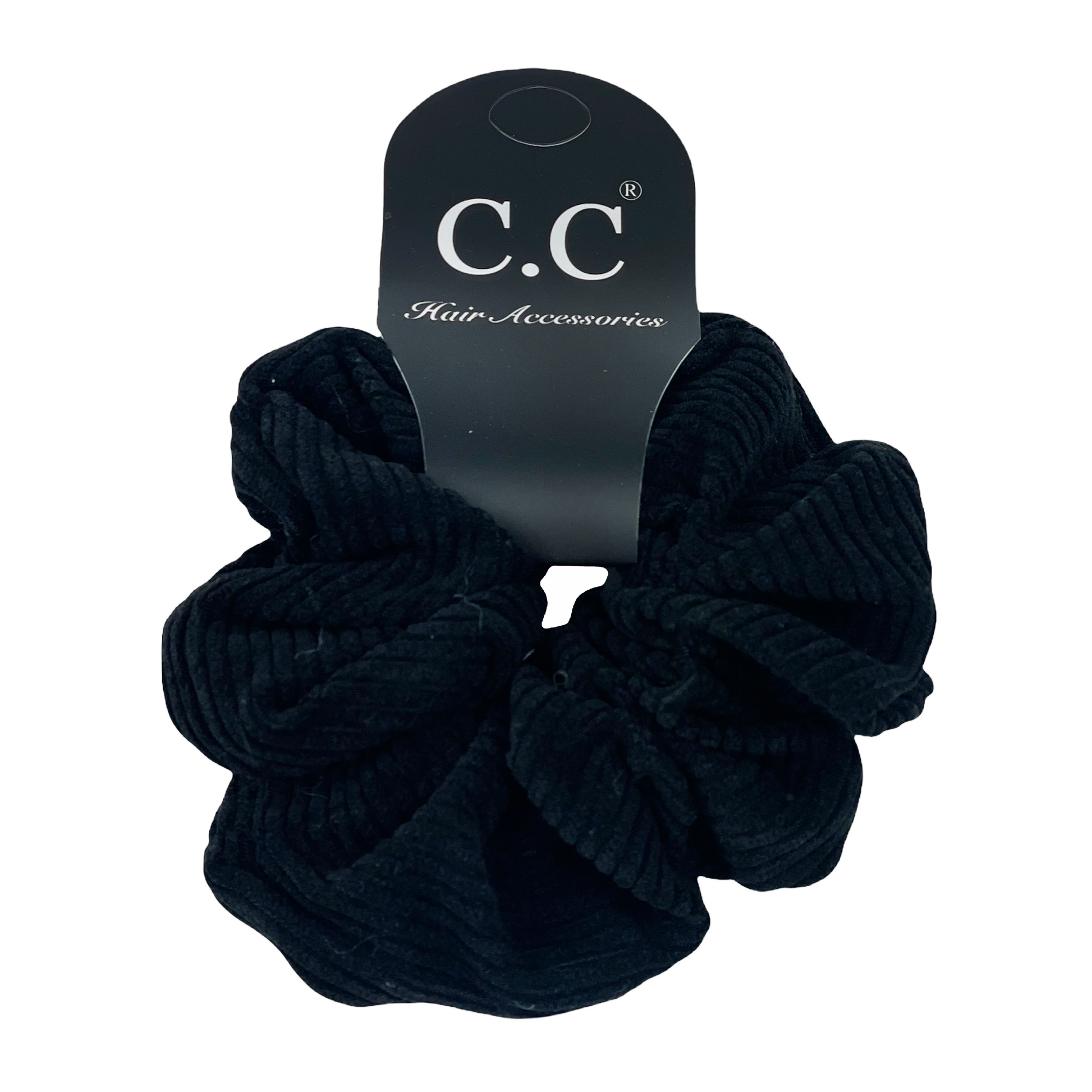 SCR-03 C.C Corduroy Scrunchie Black Unisex T-shirt, Sweatshirt, Hoodie, Long Sleeve Tee - T-Shirt, Sweatshirt, Hoodie