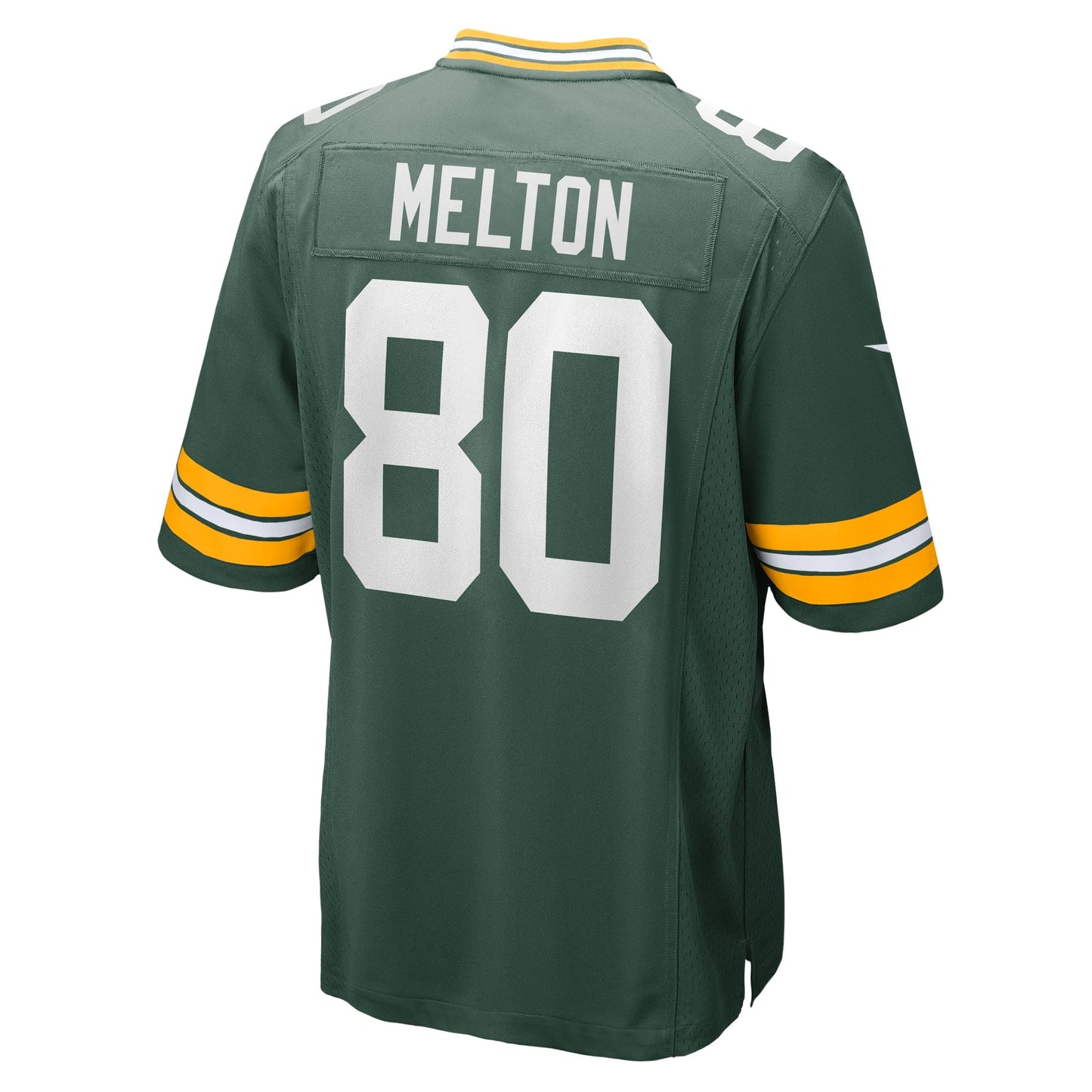 Bo Melton Green Bay Packers Home Game Jersey - Green football jersey product view 3