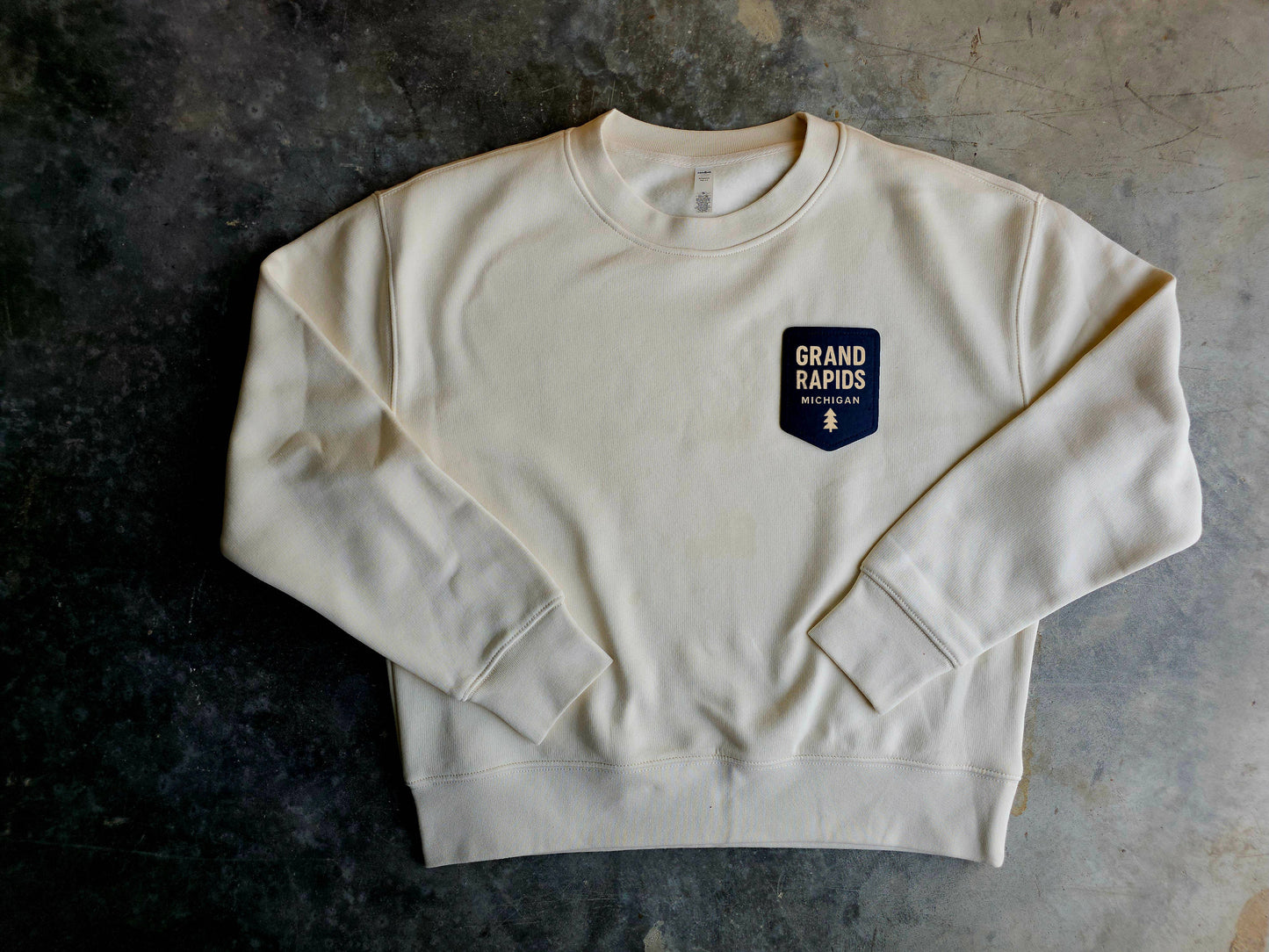 The Crafted Patch Crew - Womens Relaxed Crew Sweatshirt Unisex T-shirt, Sweatshirt, Hoodie, Long Sleeve Tee - T-Shirt, Sweatshirt, Hoodie