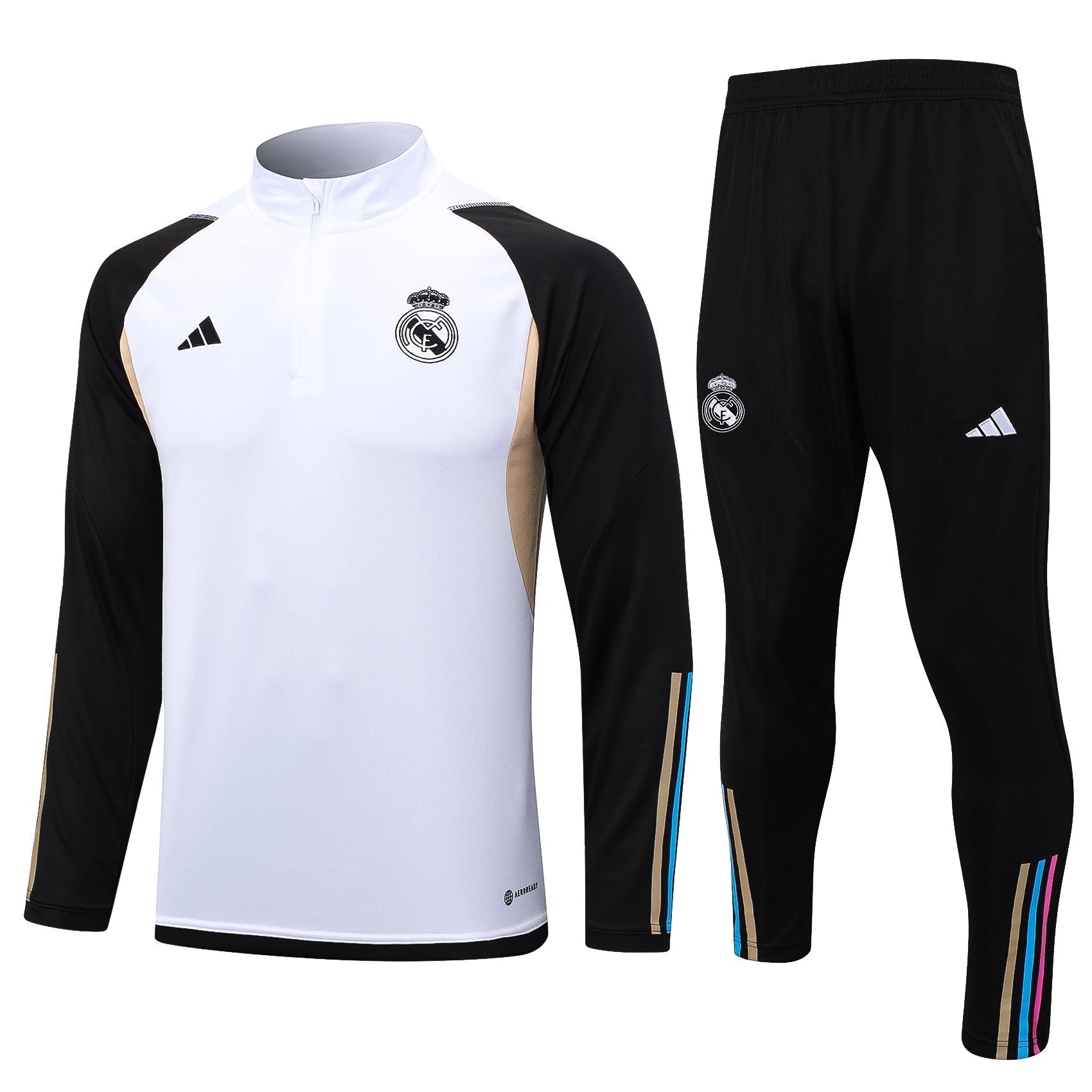 2324 Half Real Madrid White sports jersey product view 1