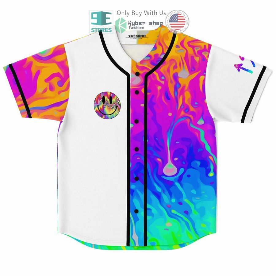 BEST Daddy Gang Rainbow Acid Trip Baseball Jersey Unisex T-shirt, Sweatshirt, Hoodie, Long Sleeve Tee - T-Shirt, Sweatshirt, Hoodie