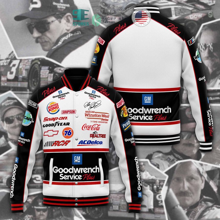 BEST Dale Earnhardt Goodwrench Service Baseball Jacket Unisex T-shirt, Sweatshirt, Hoodie, Long Sleeve Tee - T-Shirt, Sweatshirt, Hoodie