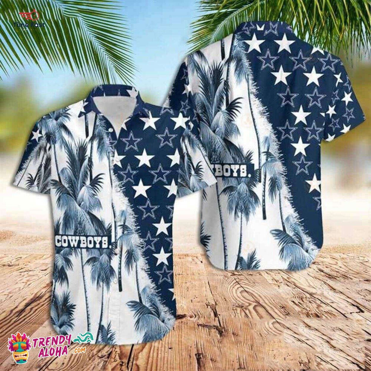 Dallas Cowboys Beach Vibes Number Premium Hawaiian Shirt Unisex T-shirt, Sweatshirt, Hoodie, Long Sleeve Tee - T-Shirt, Sweatshirt, Hoodie