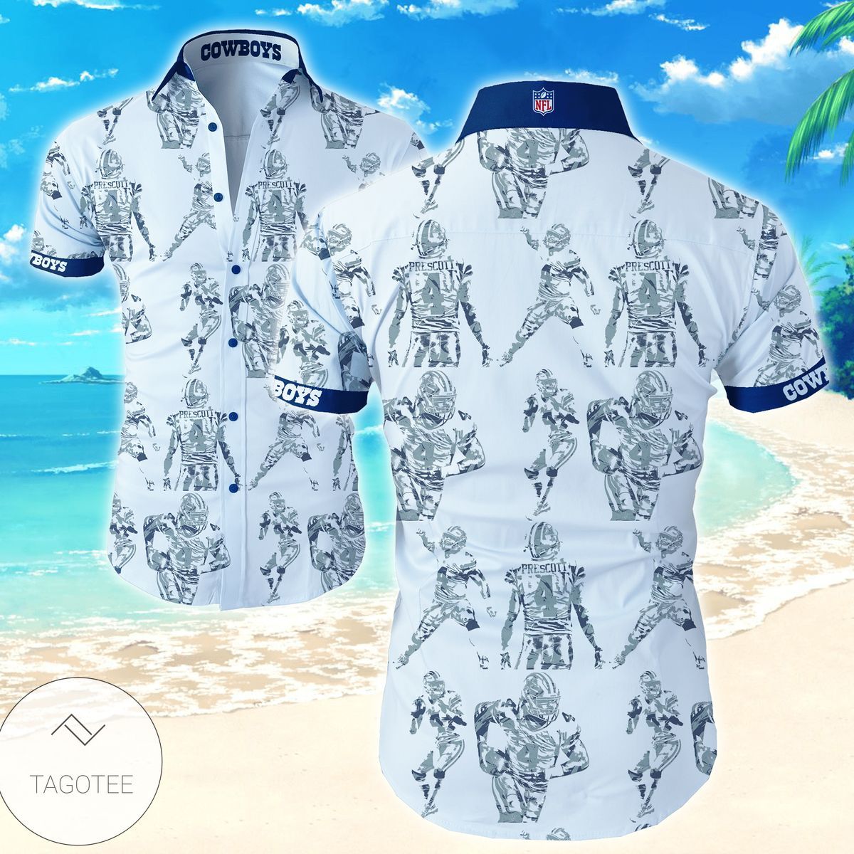 Dallas Cowboys Hawaiian Shirt Funny Shirts VER01 Unisex T-shirt, Sweatshirt, Hoodie, Long Sleeve Tee - T-Shirt, Sweatshirt, Hoodie
