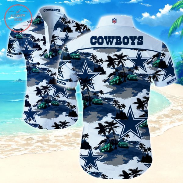 Dallas Cowboys Island Theme Hawaiian Shirt Design Unisex T-shirt, Sweatshirt, Hoodie, Long Sleeve Tee - T-Shirt, Sweatshirt, Hoodie